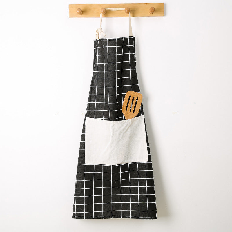 Cotton and linen Kitchen Apron