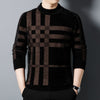 Casual All-matching Striped Thickened Knitting Sweater