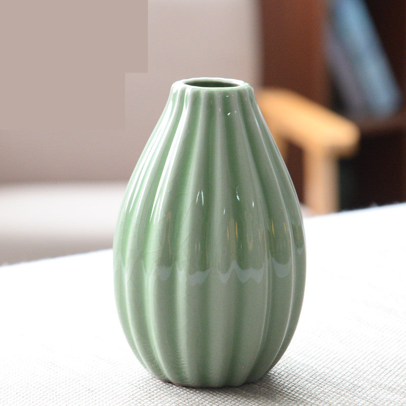 Living Room Modern Creative Small Celadon Vase