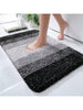 OLANLY Luxury Bathroom Rugs Mat 23.6X15.7, Extra Soft and Absorbent Microfiber Bath Rugs, Non-Slip Plush Shaggy Bath Carpet, Machine Wash Dry, Bath Mat for Bathroom Floor, Tub and Shower, Grey