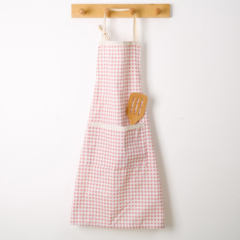 Cotton and linen Kitchen Apron