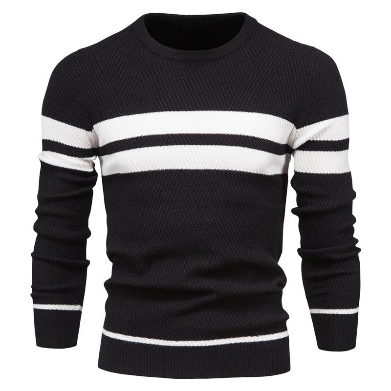 Fashion Casual Striped Men's Sweater