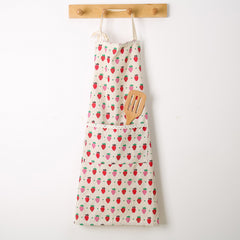 Cotton and linen Kitchen Apron