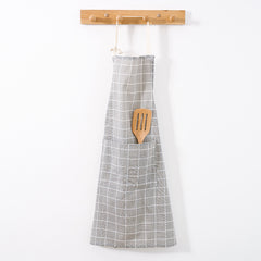 Cotton and linen Kitchen Apron