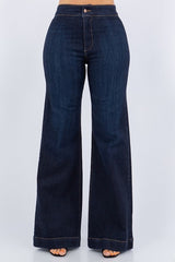 Harley Wide Leg Jeans in Dark Wash