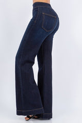 Harley Wide Leg Jeans in Dark Wash