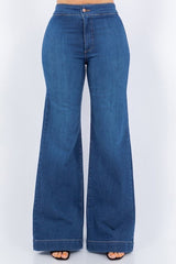 Harley Wide Leg Jean in Medium Wash