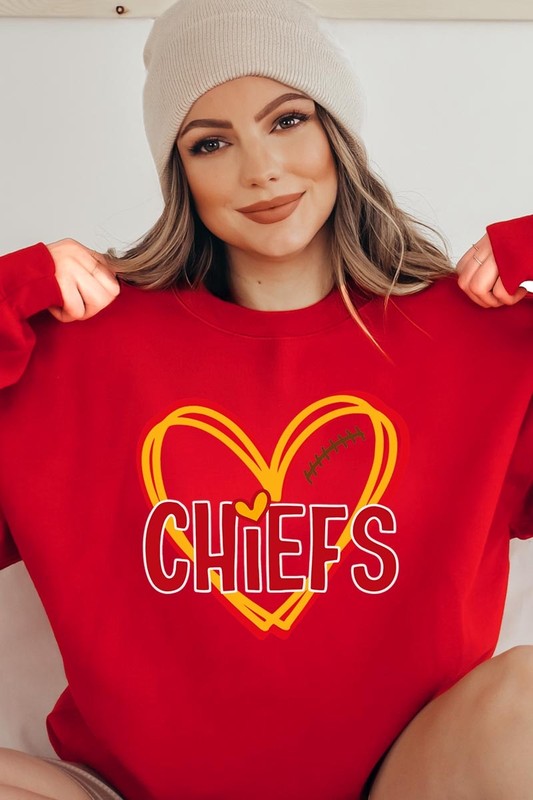 Chiefs Heart Graphic Sweatshirt