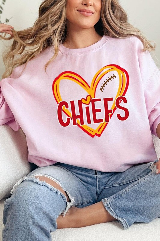 Chiefs Heart Graphic Sweatshirt