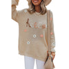 Autumn New Round Neck Knitted All-matching Loose Sweater - Jess Deals