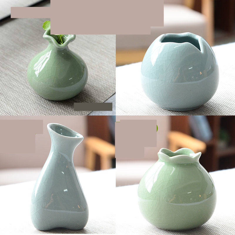 Living Room Modern Creative Small Celadon Vase