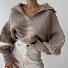 European and American Spring and Autumn Knitted Sweater