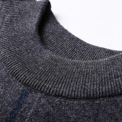 Men's Pure Wool Jacquard Sweater