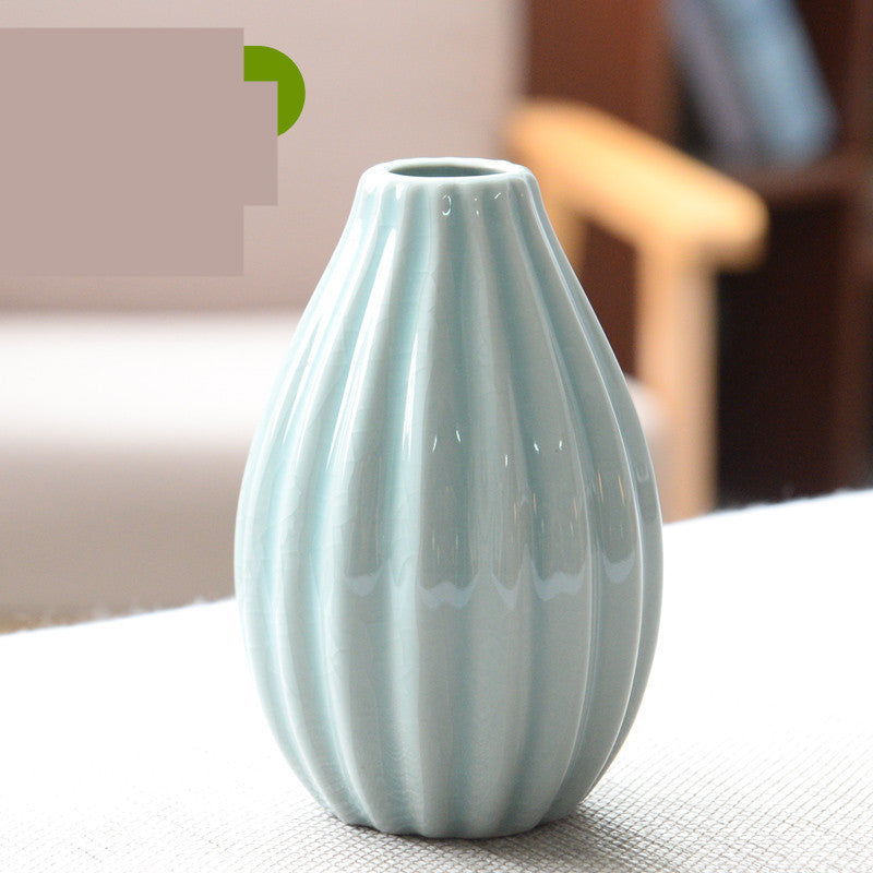 Living Room Modern Creative Small Celadon Vase