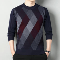 Men's Half-high Collar Sweater Pullover Keep Warm