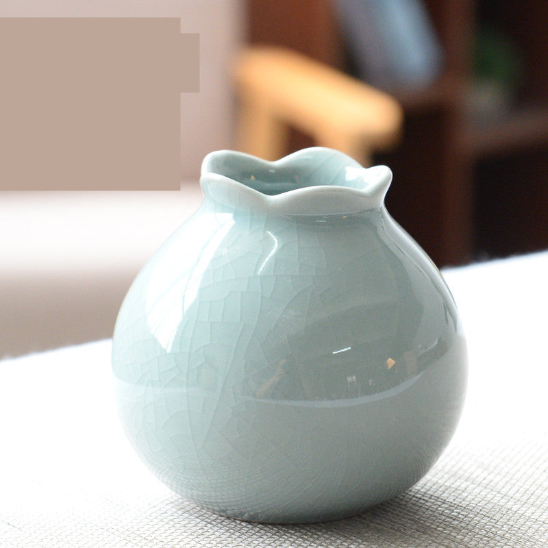 Living Room Modern Creative Small Celadon Vase