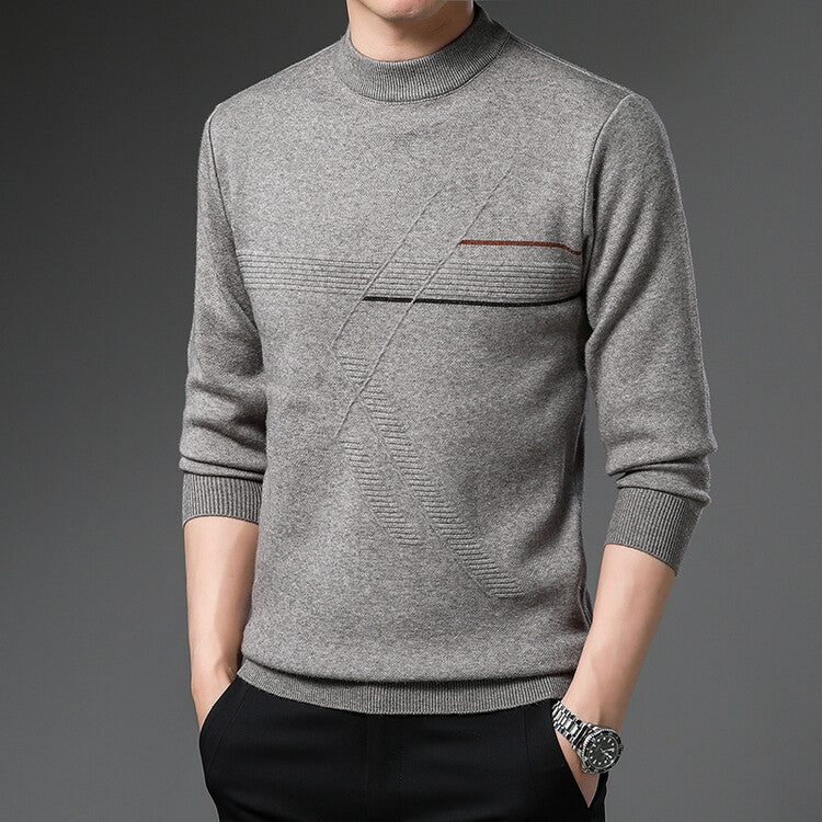 Thickened  Men's Round Neck Loose Casual Sweater