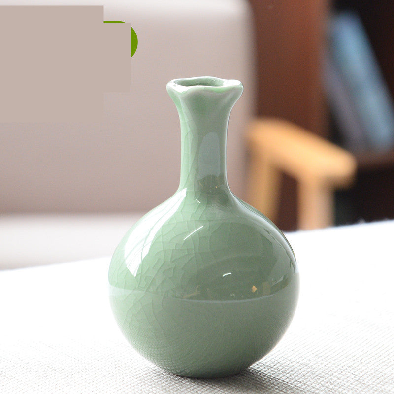 Living Room Modern Creative Small Celadon Vase