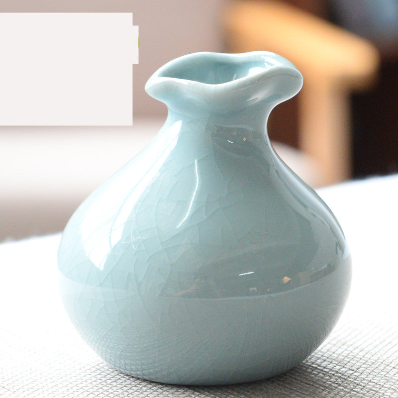 Living Room Modern Creative Small Celadon Vase