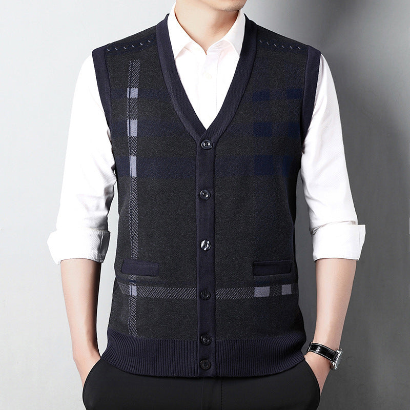 Thickened Vest Middle-aged And Elderly Knitwear