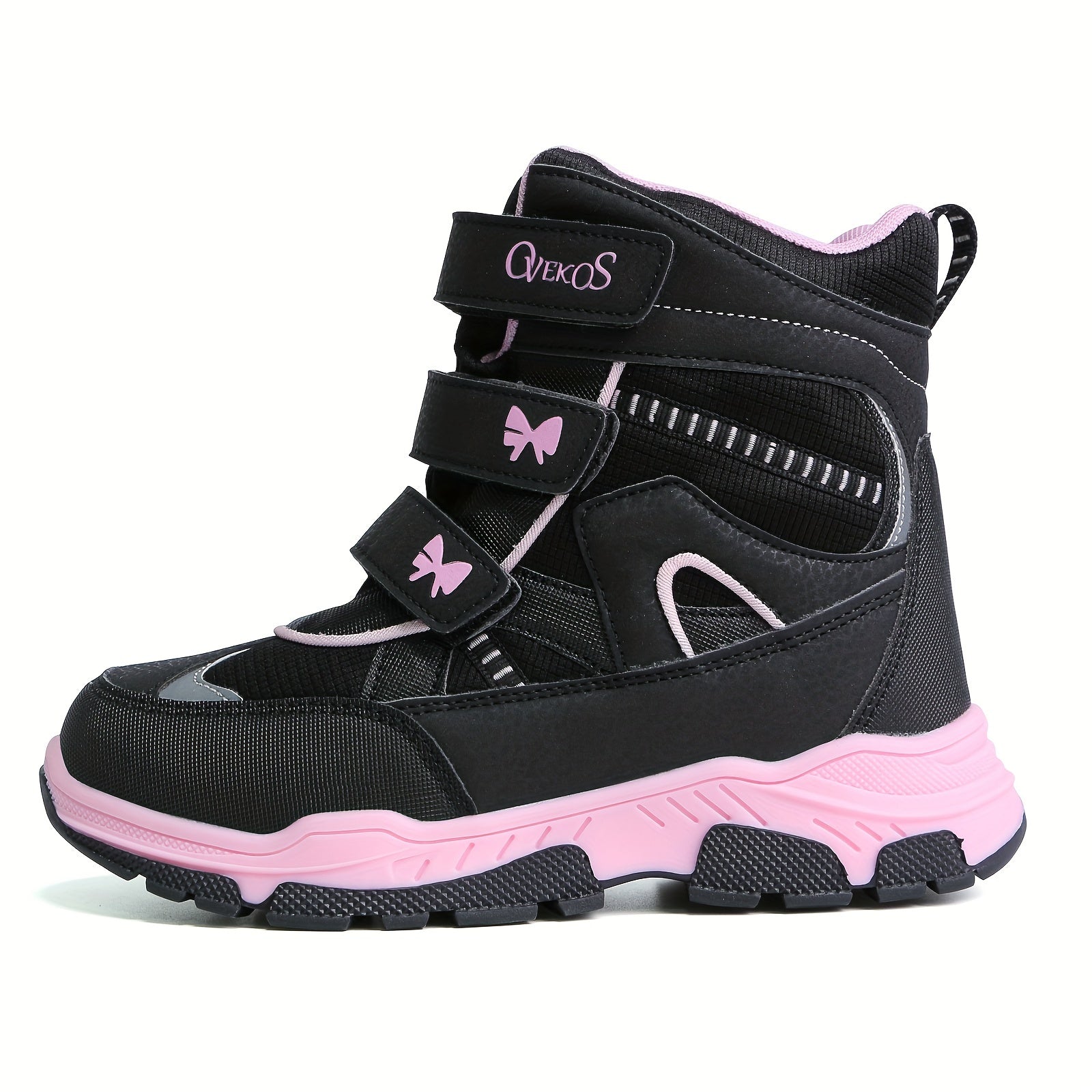 Winter Snow Boots for Kids - Waterproof, Mid-Calf, Non-Slip, Insulated, Warm, and Comfortable Girls and Boys Snowshoes for Cold Weather