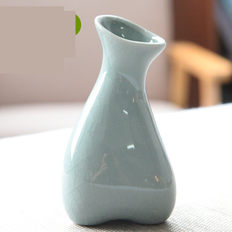 Living Room Modern Creative Small Celadon Vase