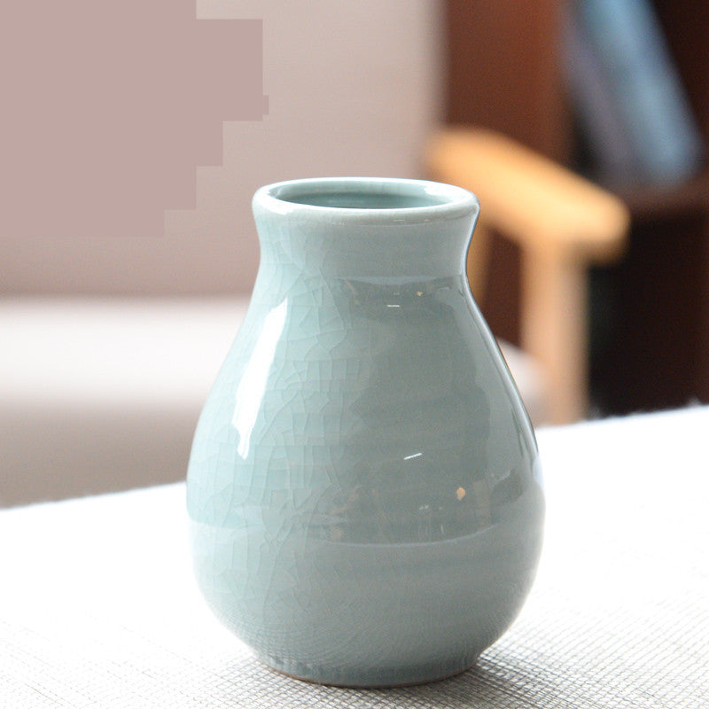 Living Room Modern Creative Small Celadon Vase