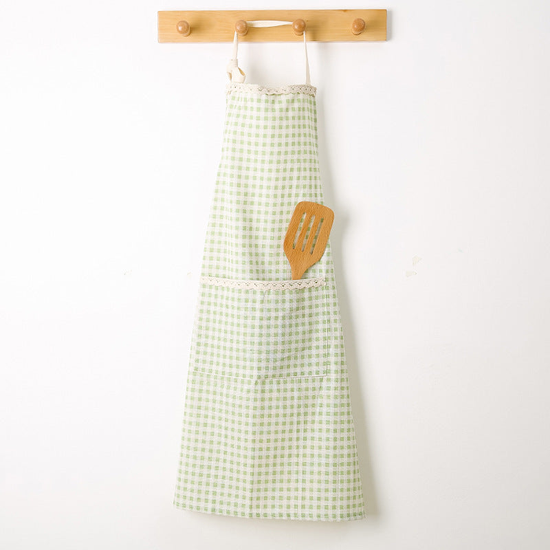 Cotton and linen Kitchen Apron