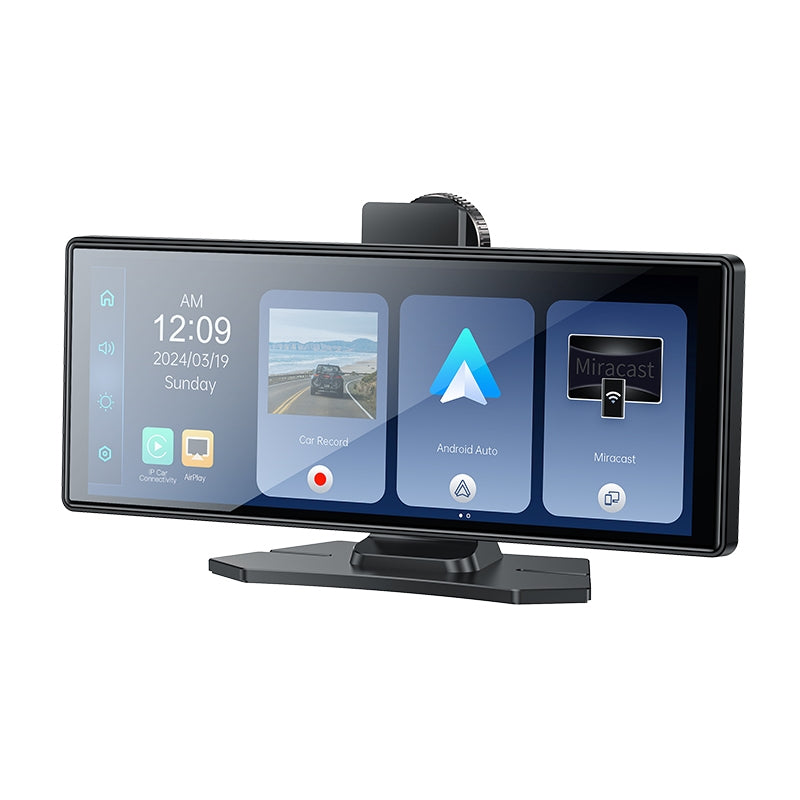 Yesido Center Console CarPlay Portable Car Video Navigation with Driving Recorder