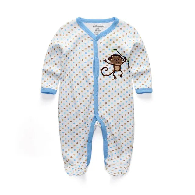 Newborn Baby Boys Rompers Spring Baby Clothes for Girls Long Sleeve Ropa Bebe Jumpsuit overalls Baby Clothing Kids Outfits