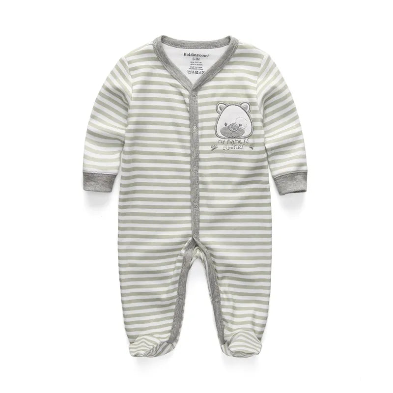 Newborn Baby Boys Rompers Spring Baby Clothes for Girls Long Sleeve Ropa Bebe Jumpsuit overalls Baby Clothing Kids Outfits