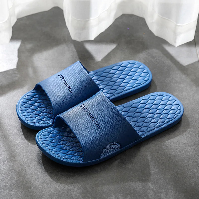 New Women Indoor Floor Flat Shoes Light Slippers Summer Non-slip Flip Flops Bath Home Slippers Female Slipper Comfortable