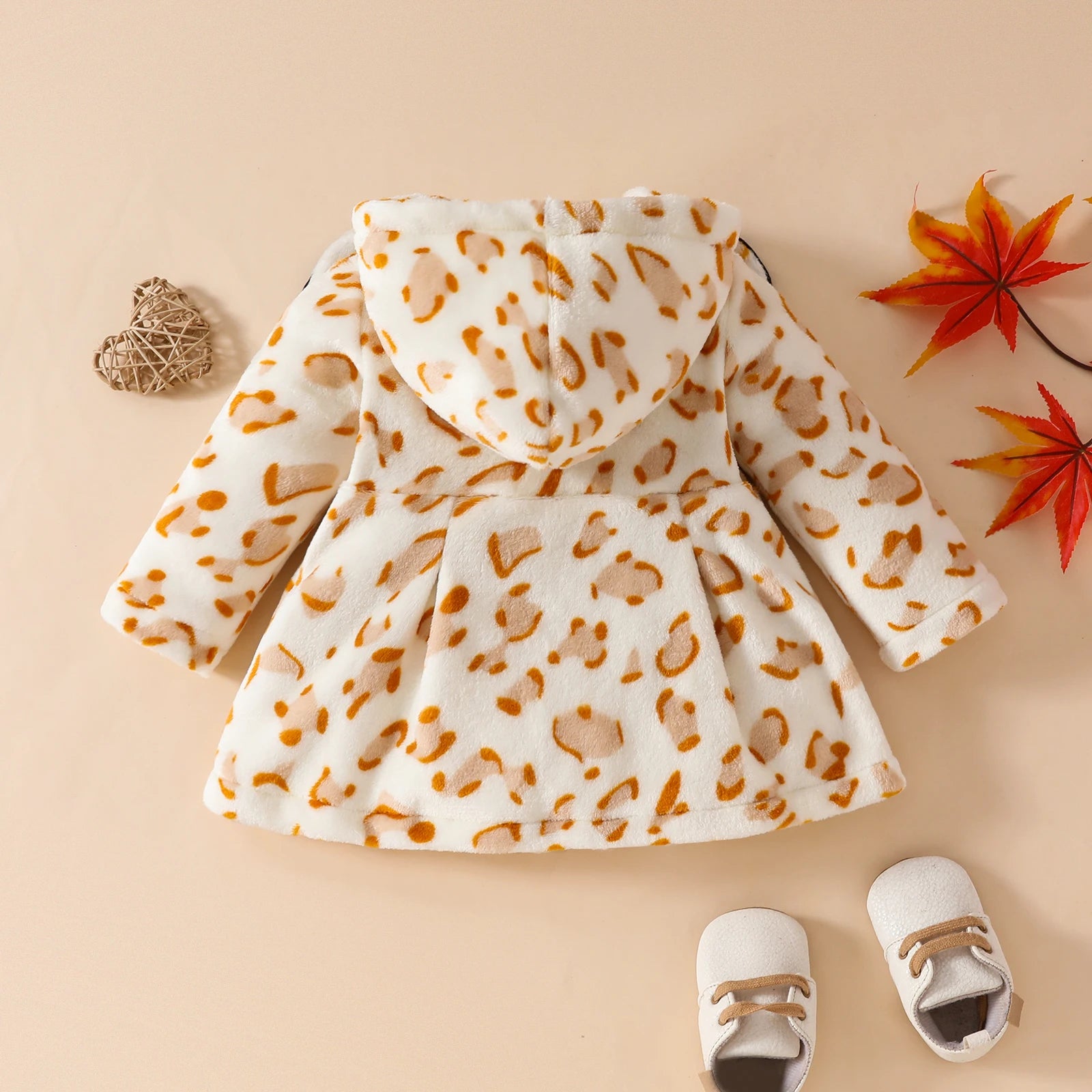 Autumn/Winter Baby girl lace hooded long-sleeved comfortable coat