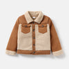 Kid Boy's Trendy Thick Fabric Stitching Coat/Jacket Soft and Comfortable  Perfect for Outings and Daily Wear Basic Style