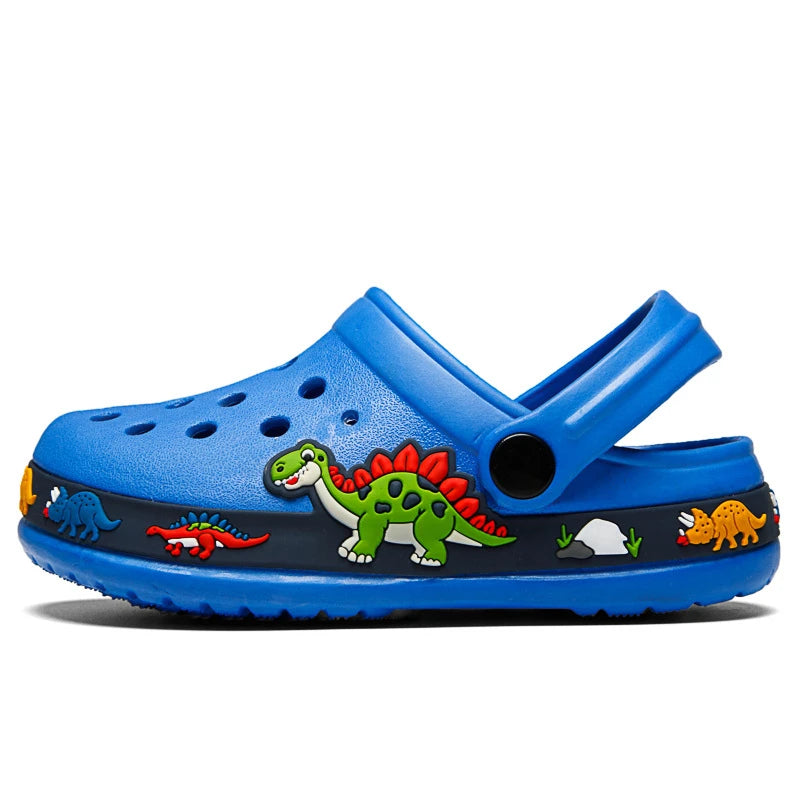 New Kids Unicorn Dinosaur Garden Shoes Beach Flat Sandals Slippers Child Sandals Anti Skid Slipper Summer Hole Shoes