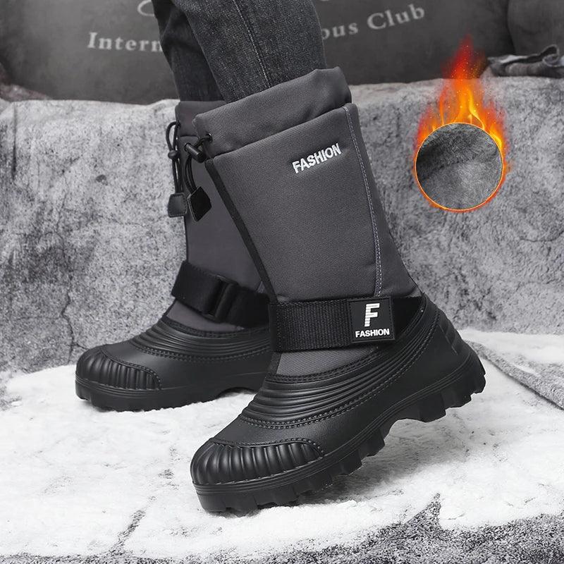 Cross border oversized cotton shoes EVA warm elastic mouth snow boots