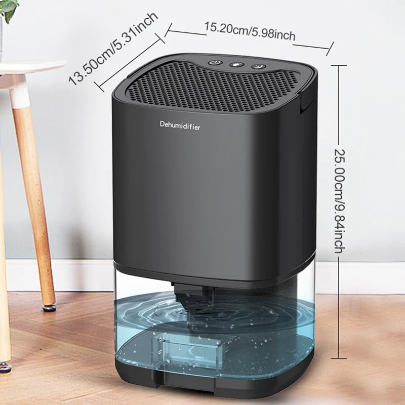 Portable Air Dehumidifier for Home Office and RV Eliminate Damp Mold and Moisture Easy to Use and Energy Efficient 220V/110V