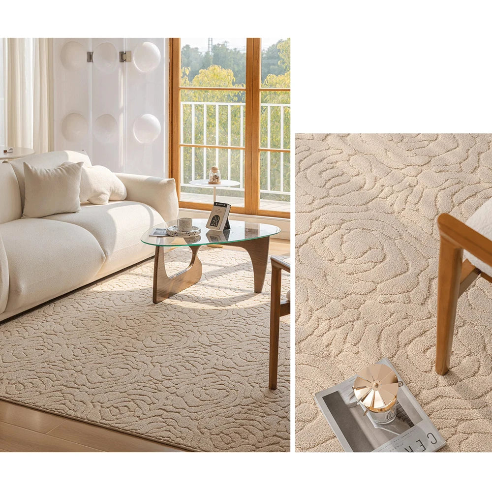 Relief pattern design Indoor Decor Soft and Comfortable Plush Living/Bed/Baby/Study Room Carpet Floor Mats For Home