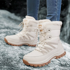 New Snow Boots Women's Winter Cotton Shoes Thick Warm Shoes Cold resistant Cotton Boots Mountaineering Shoes