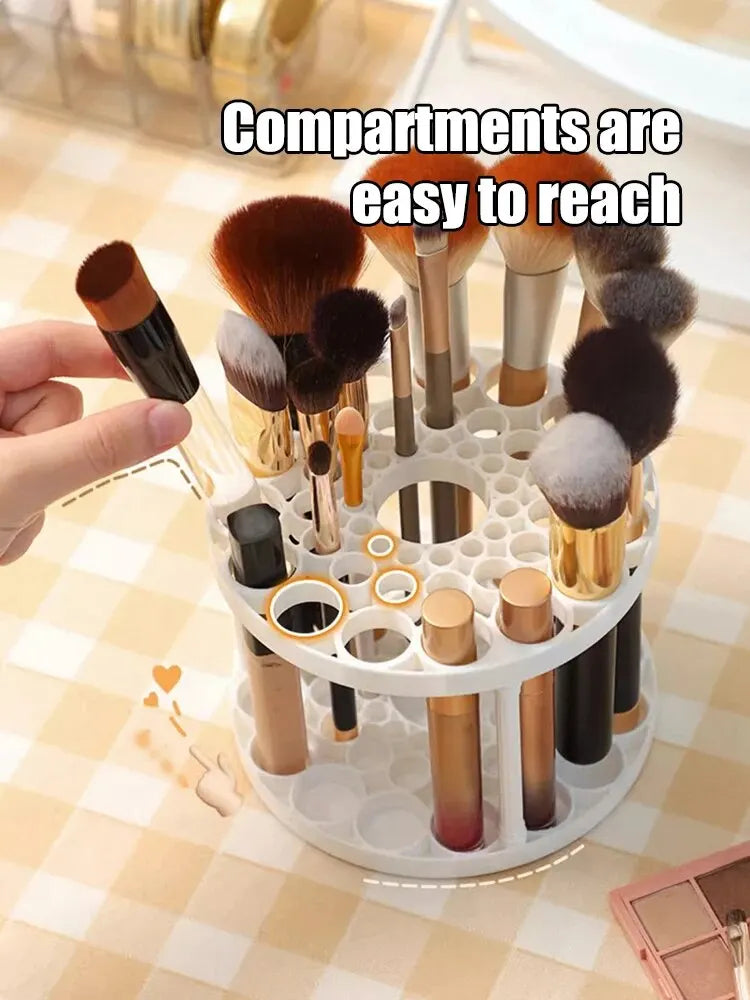 Makeup Brush Storage Rack Desktop Cosmetics Storage Rack Lipstick Makeup Brush Storage Dressing Table Sorting Storage Box