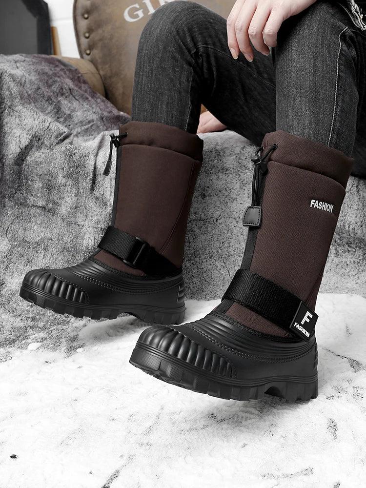 Cross border oversized cotton shoes EVA warm elastic mouth snow boots