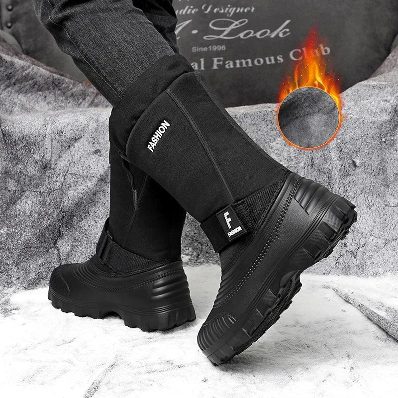 Cross border oversized cotton shoes EVA warm elastic mouth snow boots