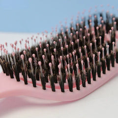 Elliptical Hollowing Out Hair Scalp Massage Comb Hairbrush Wet Curly Detangle Hair Brush for Salon Hairdressing Styling Tools