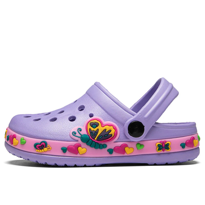 New Kids Unicorn Dinosaur Garden Shoes Beach Flat Sandals Slippers Child Sandals Anti Skid Slipper Summer Hole Shoes