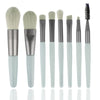 Mini Brush 8-Piece Makeup Bag Portable concealer powder brush set soft fur make-up tool