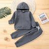 2pcs Kids Clothing Sets Solid Color Long-sleeve Knitting Girls Winter Clothing  For 1-6 Years