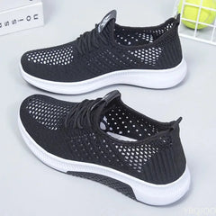 Women Flat Casual Shoes Fashion Breathable Mesh Vulcanized Shoes Women Sneakers