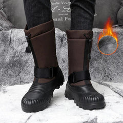 Cross border oversized cotton shoes EVA warm elastic mouth snow boots