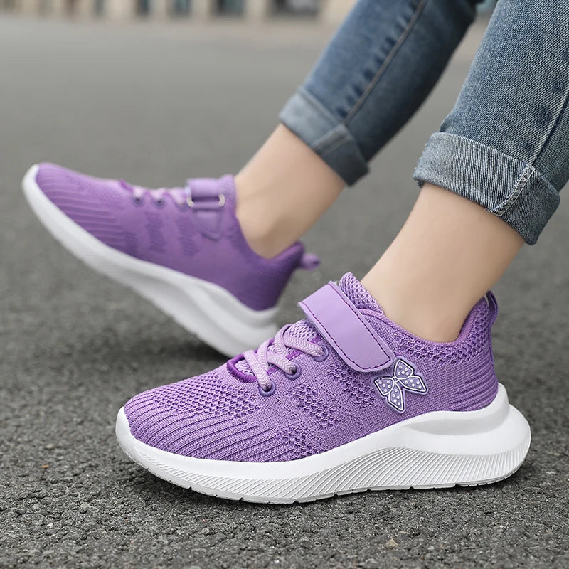 Breathable Girls Casual Running Shoe