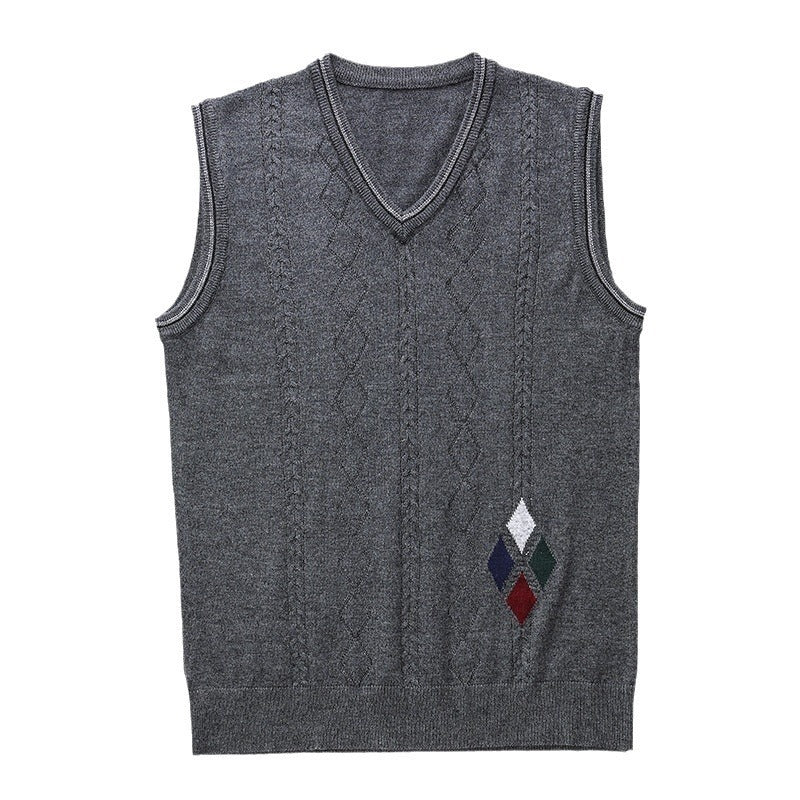 V-neck Wool Vest